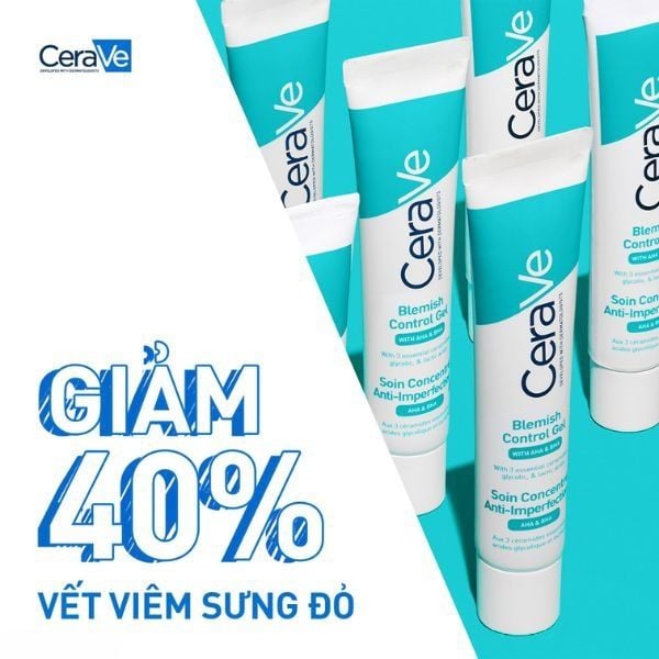 Gel Giảm Mụn Và Thâm Mụn Cerave Blemish Control Gel 40ml