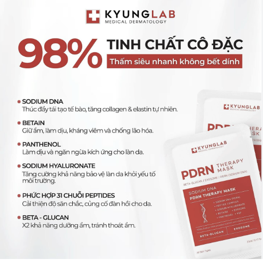 Mặt Nạ Dưỡng Ẩm, Phục Hồi Da Kyung Lab PDRN Therapy Mask 23ml