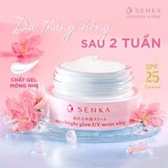 Kem Dưỡng Sáng Da, Mờ Thâm Sạm Senka Aqua Bright Glow 50g