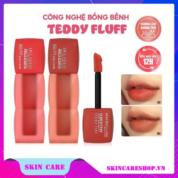 Son Kem Lì Maybelline Teddy Tint Superstay