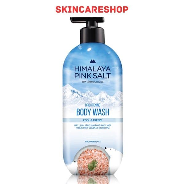 Sữa Tắm Muối Hồng Himalaya Pink Salt Mát Lạnh Và Thư Giãn 500g
