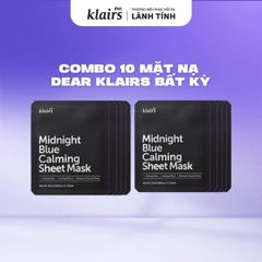 Mặt Nạ Dear Klairs Dưỡng Ẩm Và Phục Hồi Da Midnight Blue Calming Sheet Mask 25ml