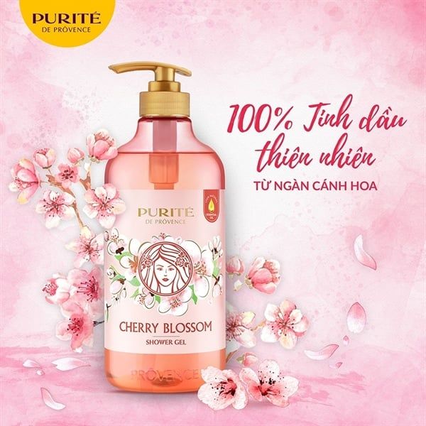 Sữa Tắm Purité Sáng Mịn Da Hương Hoa Anh Đào