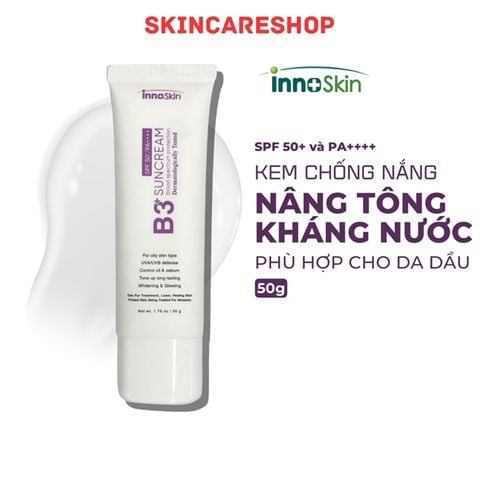 Kem Chống Nắng Phổ Rộng Innoskin B3 Suncream SPF50+ PA++++ 50ml