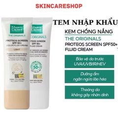 Kem Chống Nắng MartiDerm The Originals Proteos Screen SPF50+ Fluid Cream 40ml