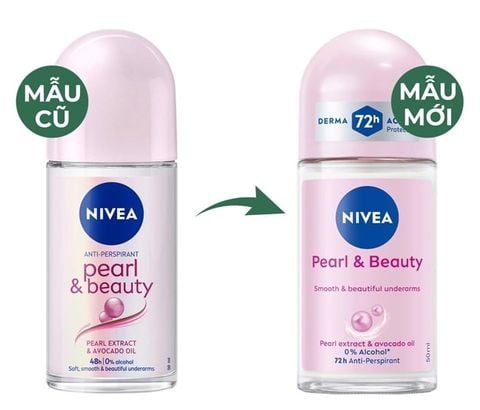 Lăn Khử Mùi Ngọc Trai Nivea Pearl Beauty 72h 50ml