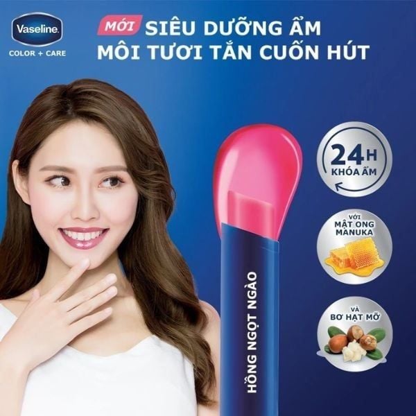 Son Dưỡng Có Màu Vaseline Lip Care Colour 3g