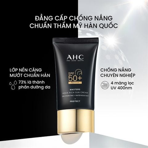 Kem chống nắng AHC Masters Aqua Rich Sun Cream SPF50+ PA++++ 30ml