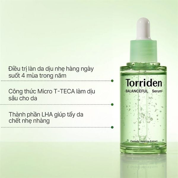 Tinh Chất Torriden Balanceful Centella Asiatica Extract Serum 50ml