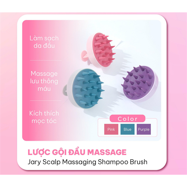 Lược Gội Đầu Jary Scalp Massaging Shampoo Brush