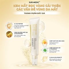 Kem Dưỡng Mắt Giảm Nếp Nhăn Ngăn Lão Hóa Sur.Medic+ Perfection 100™ All In One Facial Eye Cream 35ml