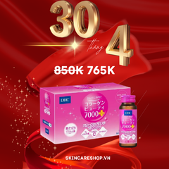 Nước Uống Bổ Sung Collagen DHC Collagen Beauty 7000 Plus (Hộp 10 Chai)