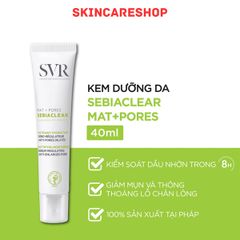 Kem Dưỡng Giảm Mụn SVR Sebiaclear Mat + Pores 40ml