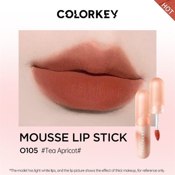 Son Kem Bùn Colorkey Mousse Lip Mud Matte 2g