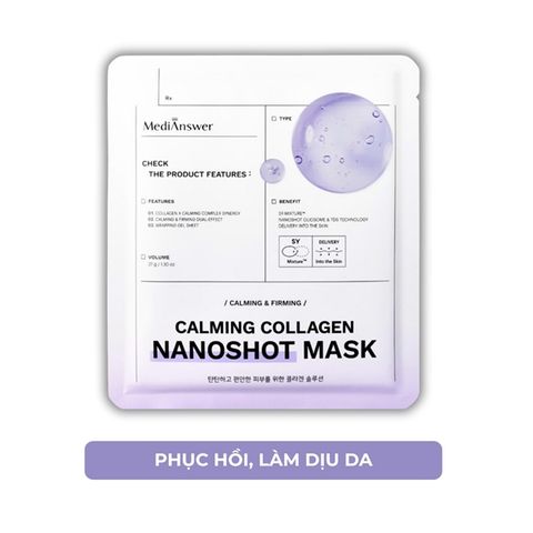 Mặt Nạ Thạch MediAnswer Collagen Nanoshot Mask