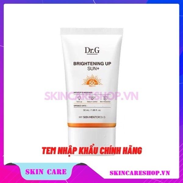 Kem Chống Nắng Nâng Tone Da Dr.G Brightening Up Sun SPF50+ 50ml