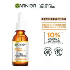 Tinh chất Garnier 10% Vitamin C - Bright Complete Serum 30ml
