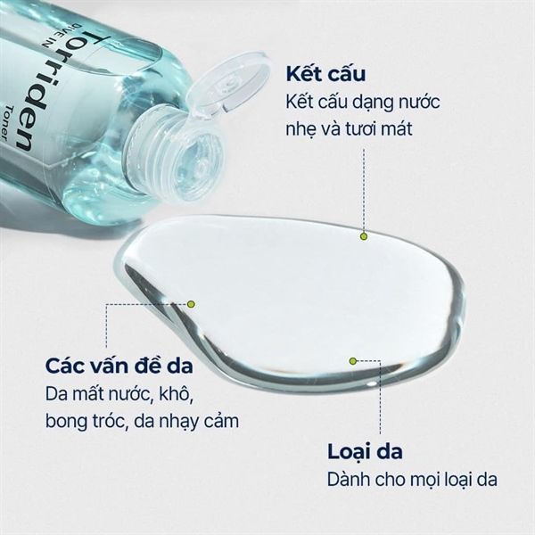 Nước Hoa Hồng Torriden Dưỡng Ẩm, Làm Dịu Da Dive-In Low Molecular Hyaluronic Acid Toner 300ml