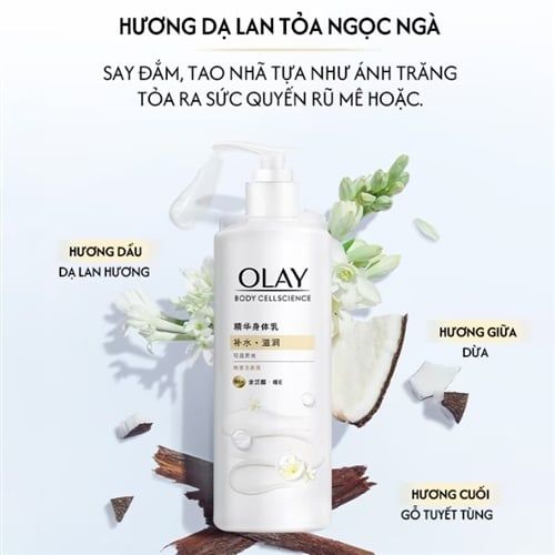 Sữa Dưỡng Thể Olay Body Cellscience Moisturizing Body Lotion 260g