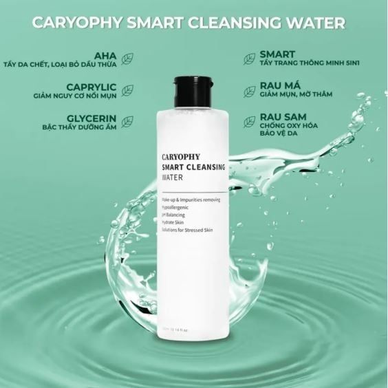 Nước tẩy trang Caryophy Smart Cleansing Water