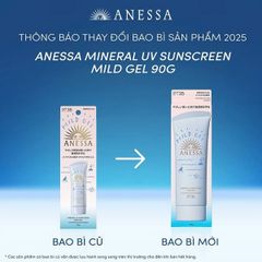 Chống Nắng Anessa Dạng Gel Dành Cho Da Nhạy Cảm Và Trẻ Em Mineral UV Sunscreen Mild Gel SPF35/PA+++ 90g