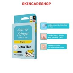 Miếng dán mụn Derma Angel Acne Patch Dùng Cho Ngày & Đêm 18 Miếng
