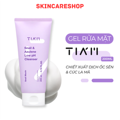 Sữa Rửa Mặt Tiam Snail & Azulene Low PH Cleanser 200ml