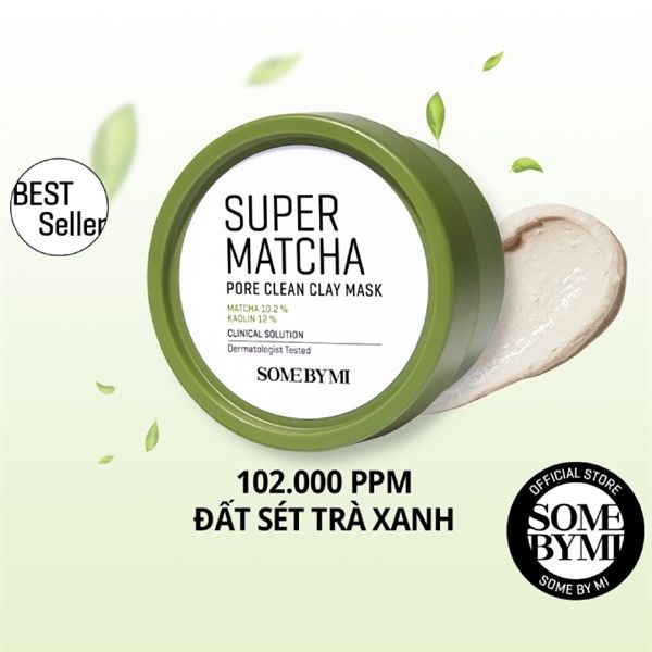 Mặt Nạ Đất Sét Some By Mi Super Matcha Pore Clean Clay Mask 100g