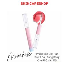 Son Kem 2 Đầu Mooekiss Dual Effect Lip Mud