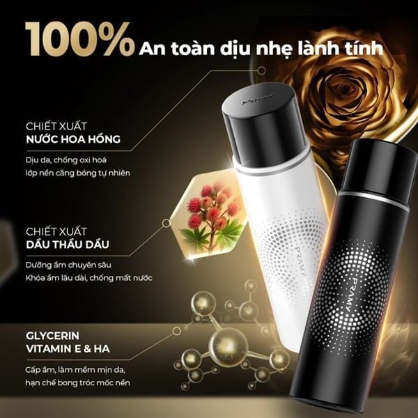 Xịt Khóa Nền Pramy Moisturizing Makeup Setting Spray 100ml