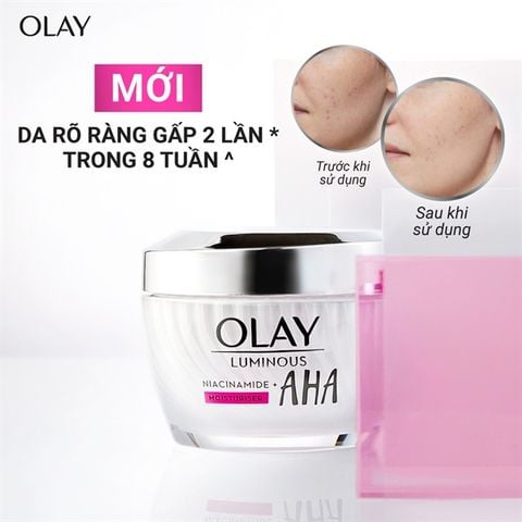 Kem Dưỡng Olay Luminous Niacinamide + AHA Moisturiser 50g