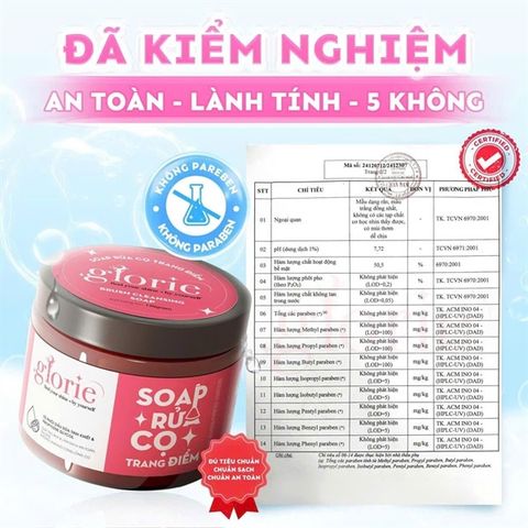 Sáp Rửa Cọ Trang Điểm Glorie Brush Makeup Cleansing Soap 130g