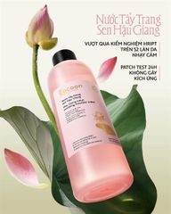 Nước Tẩy Trang Sen Hậu Giang Cocoon Hau Giang Lotus Soothing Micellar Water 500ml
