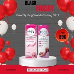 Kem Tẩy Lông Veet Hair Removal Cream Silk & Fresh 50g