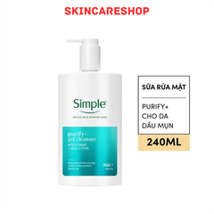 Sữa Rửa Mặt Simple Purify+ Cleanser 240ml