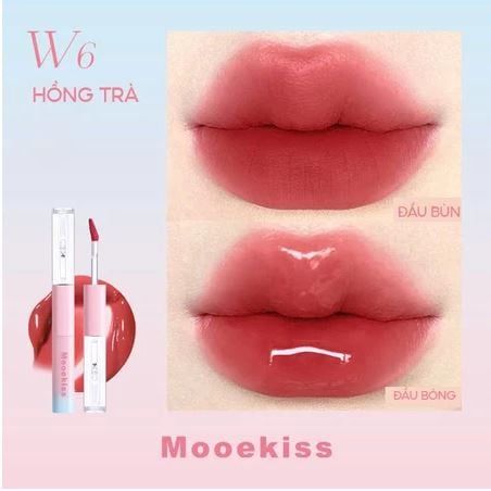 Son Kem 2 Đầu Mooekiss Dual Effect Lip Mud