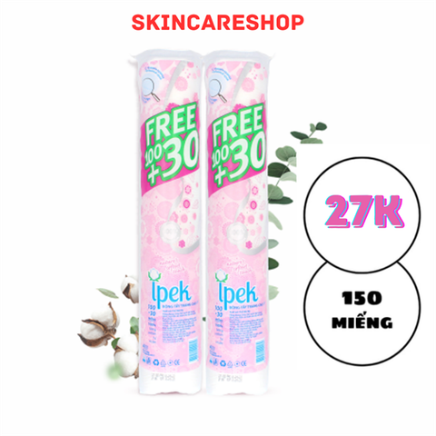 Bông tẩy trang Ipek 150 miếng