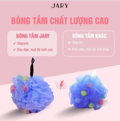Bông Tắm Jary Loofah Bath Sponge