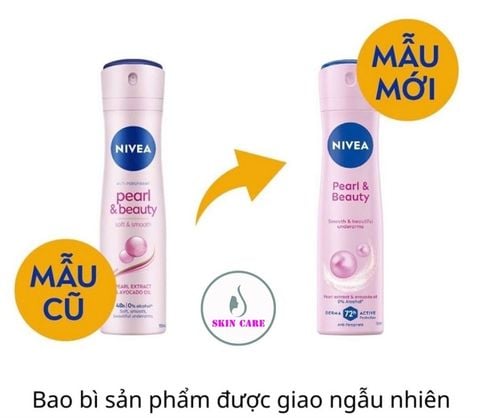 Xịt Khử Mùi Nivea Ngọc Trai Pearl & Beauty 150ml