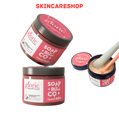 Sáp Rửa Cọ Trang Điểm Glorie Brush Makeup Cleansing Soap 130g