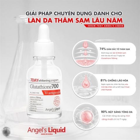 Tinh Chất Dưỡng Sáng Da Mờ Thâm Angel'S Liquid 7 Day Whitening 30ml