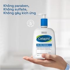 Sữa Rửa Mặt Dịu Lành Cho Da Dầu Nhạy Cảm Cetaphil Oily Skin Cleanser 125ml