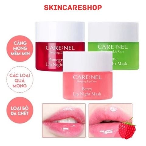 Mặt Nạ Ngủ Cho Môi CARE:NEL Lip Night Mask 5g