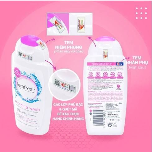 Dung Dịch Vệ Sinh Phụ Nữ Femfresh Soothing Wash 250ml