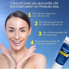 Gel Chấm Mụn Compliment SOS No Problem AHA BHA PHA 25g