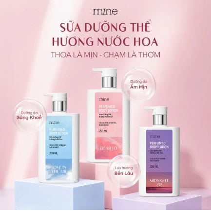 Sữa Dưỡng Thể Mine Midnight 212 Perfumed Body Lotion 250 ml