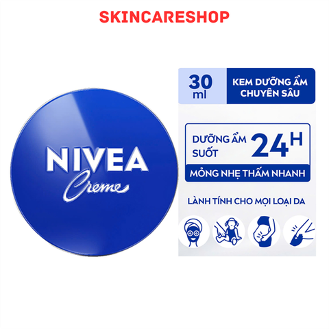 Kem dưỡng ẩm da Nivea Creme 30ml