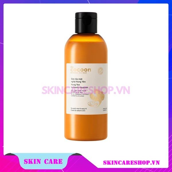 Sữa Rửa Mặt Nghệ Cocoon Hung Yen Turmeric Cleanser 310ml