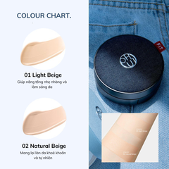 Phấn Nước Kiềm Dầu OHUI Ultimate Longwear Jean Cushion SPF35+ PA+++ (15gx2)
