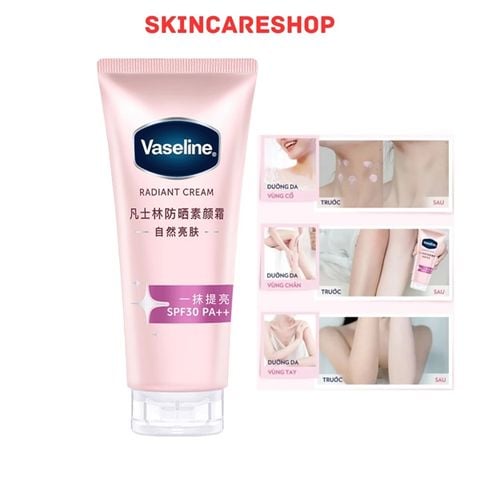 Kem Dưỡng Thể Vaseline Radiant Cream SPF30 PA++ 150g
